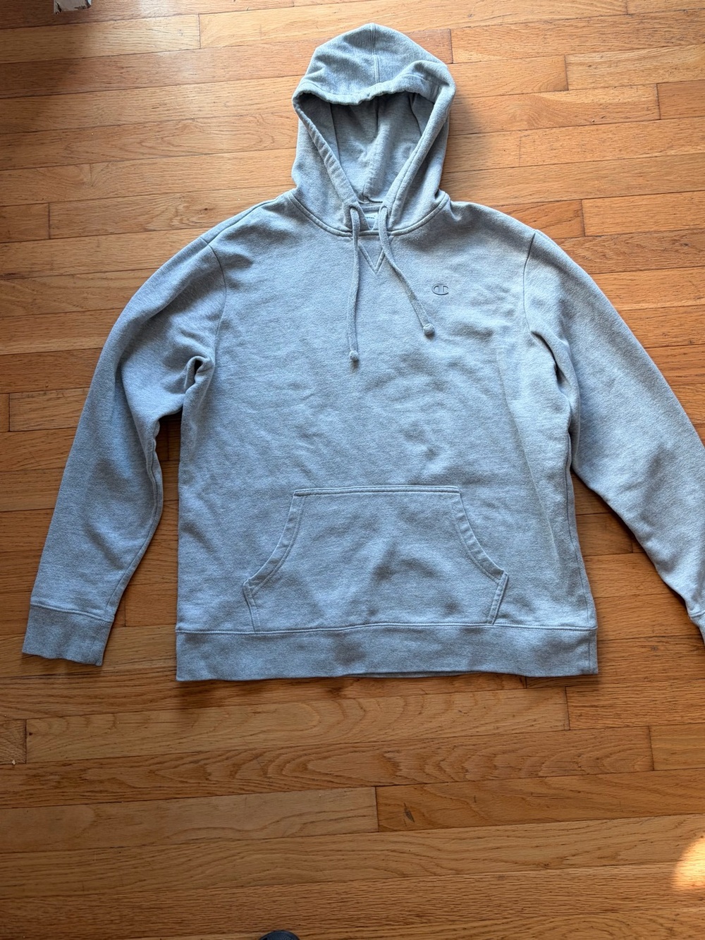 Grey Champion Hoodie Sweatshirt